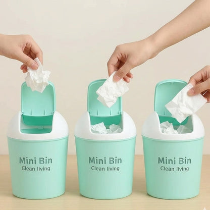 Mini Plastic Waste Bin For Home, Bedroom