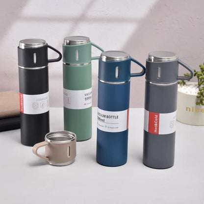 Stainless Steel Vacuum Thermal Flask Set